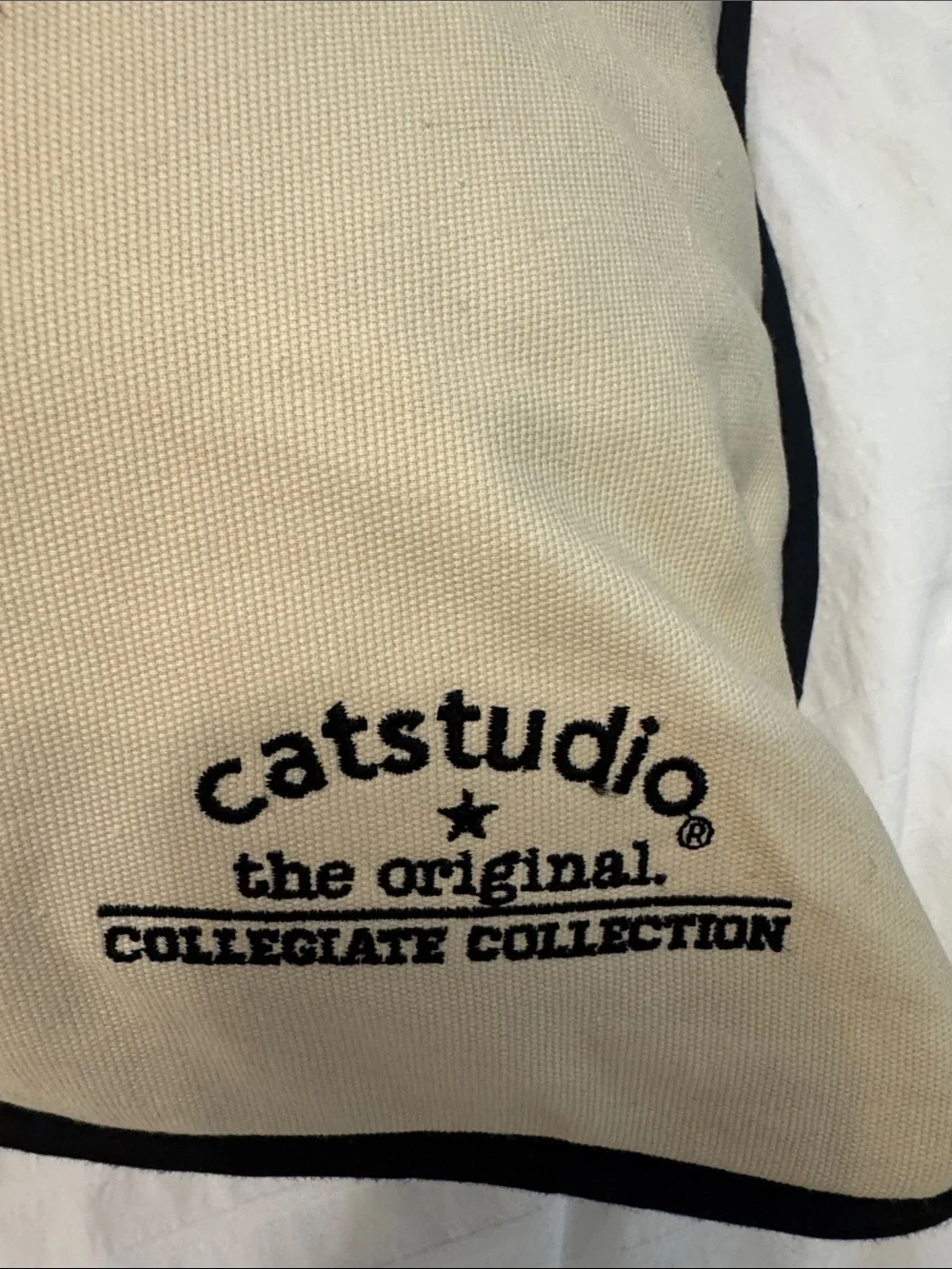 Harvard Embroidered Pillow Case with Insert - catstudio collegiate collection